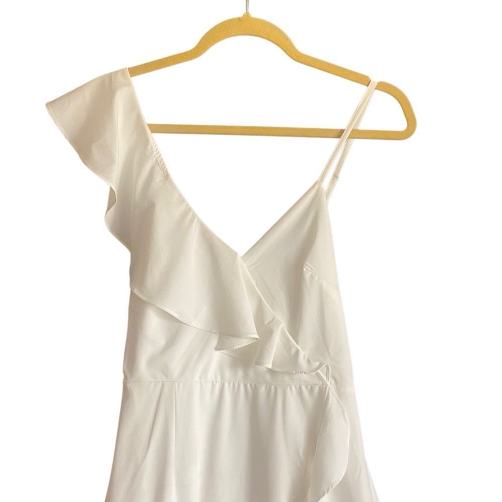 Area Stars White Ruffle Midi Dress. Size Small. - Picture 3 of 10